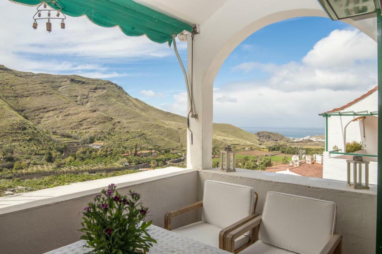 Casa Carmen Agaete Con Terraza Y Vistas Al Marアパートメント エクステリア 写真